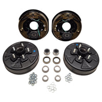 Complete 3500# Trailer Brake Kit | 5x4.5 Bolt Pattern | Self-Adjusting (94545-B-FSA-IMP)