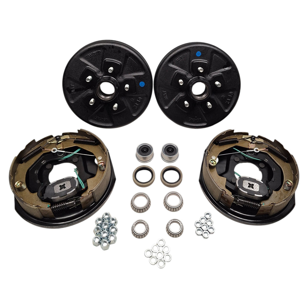 Complete 3500# Trailer Brake Kit | 5x4.5 Bolt Pattern | Self-Adjusting (94545-B-FSA-IMP)