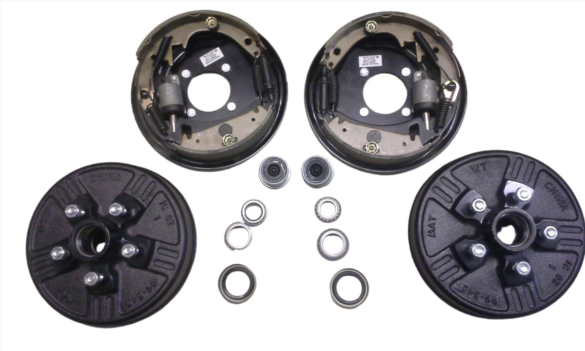Add Trailer Brakes Kit – 3500 lb Axle, 5 on 4.5 Bolt Pattern, Hydraulic, Import (94545-B-IMP-HYD)