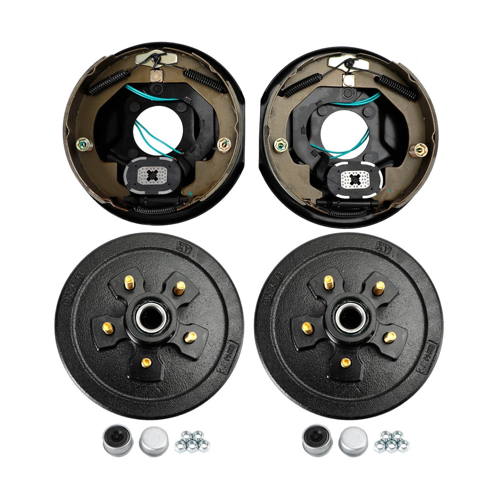 3,500 lb Trailer Electric Brake Complete Conversion Kit - 5x4.75" GM Bolt Pattern (945475-C-IMP)