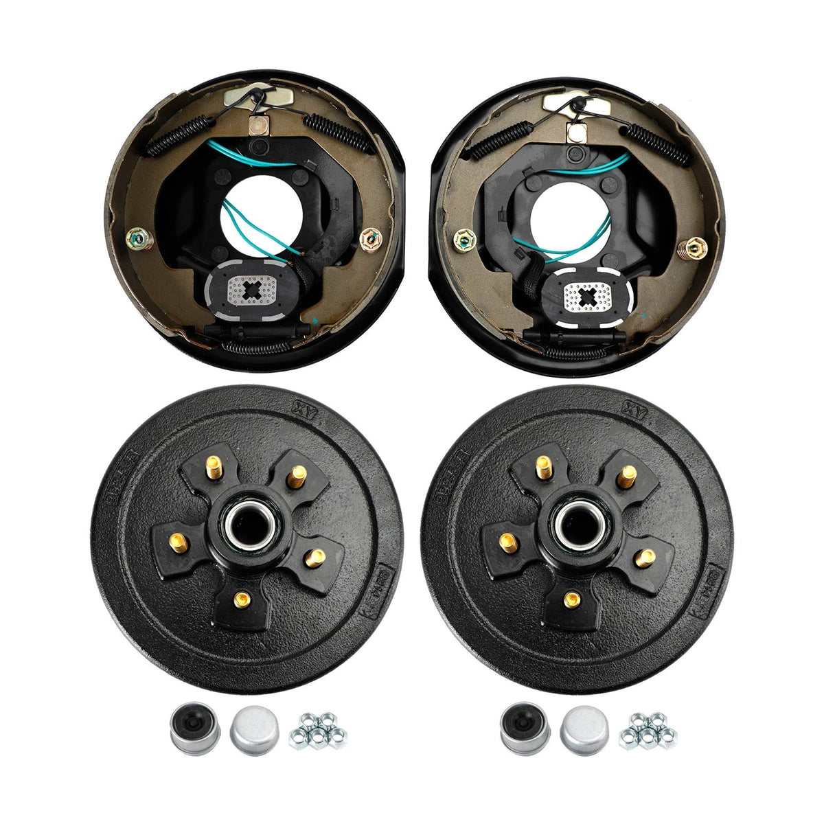 3,500 lb Trailer Electric Brake Complete Conversion Kit - 5x4.75" GM Bolt Pattern (945475-C-IMP)