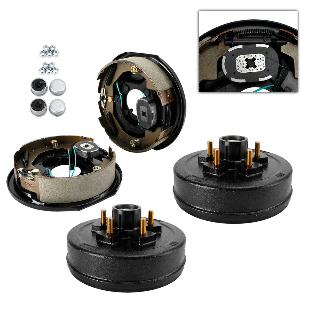 3,500 lb Trailer Electric Brake Complete Conversion Kit - 5x4.75" GM Bolt Pattern (945475-C-IMP)
