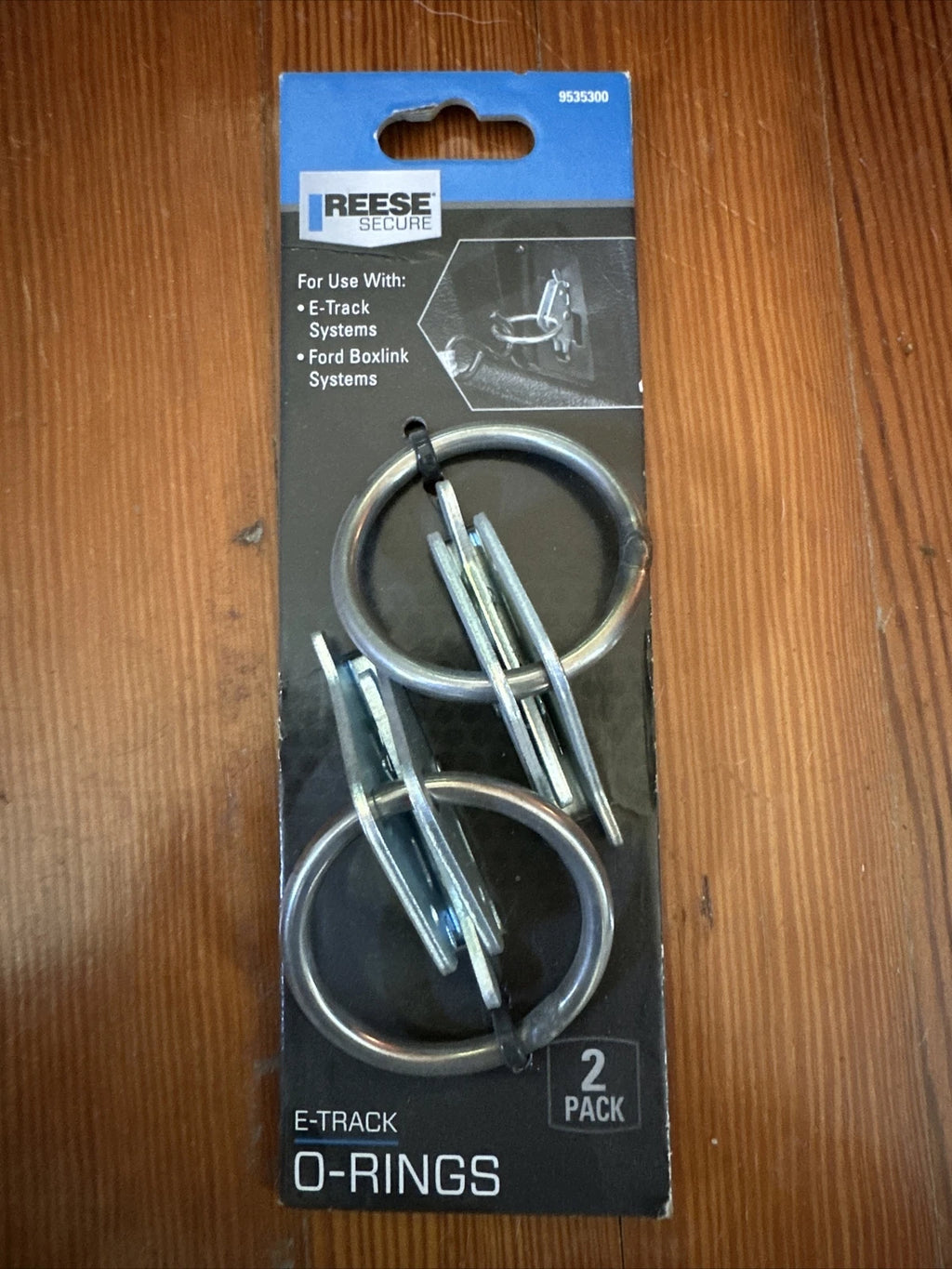 O-Ring Tie-Down Anchors for E-Track & Ford BoxLink, Steel (9535300)