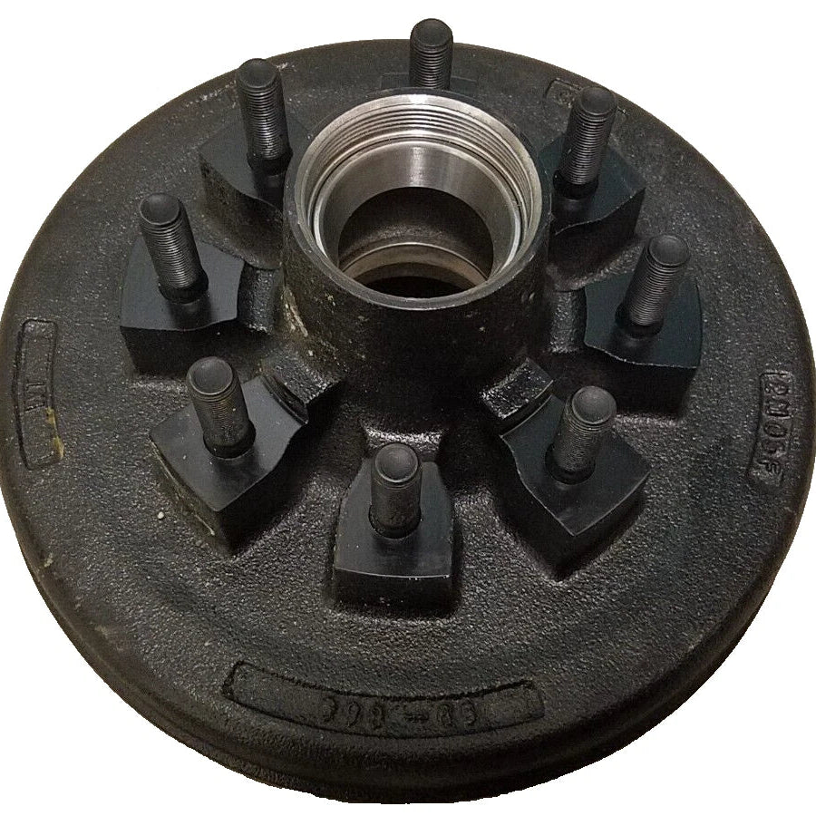 7K - 8K Hybrid Trailer Hub Drum 8x6.5 5/8 Studs Kit - Grease Seal (99-865-58HD-G-KIT)