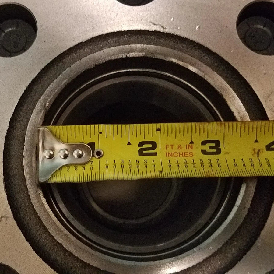 Hybrid Hub Drum, 7K - 8K x 6.5, AM, 9/16" Stud, With Bearings, Cap, and OIL SEAL (99-865-916HD-KIT)