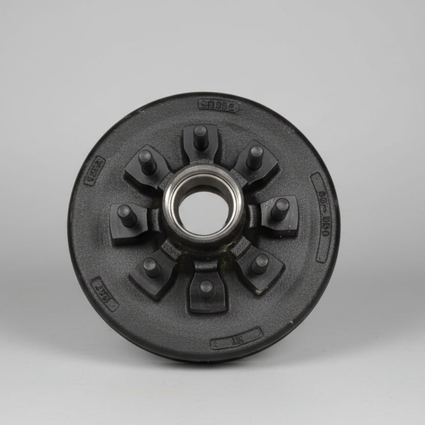 Hybrid Brake Drum - 12" x 2" - 8 on 6.5" - 9/16" Studs - 8K Bearing Size (99-865-916HD)