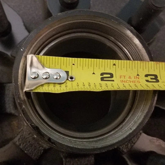 Hybrid Brake Drum - 12" x 2" - 8 on 6.5" - 9/16" Studs - 8K Bearing Size (99-865-916HD)
