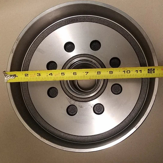 Hybrid Brake Drum - 12" x 2" - 8 on 6.5" - 9/16" Studs - 8K Bearing Size (99-865-916HD)