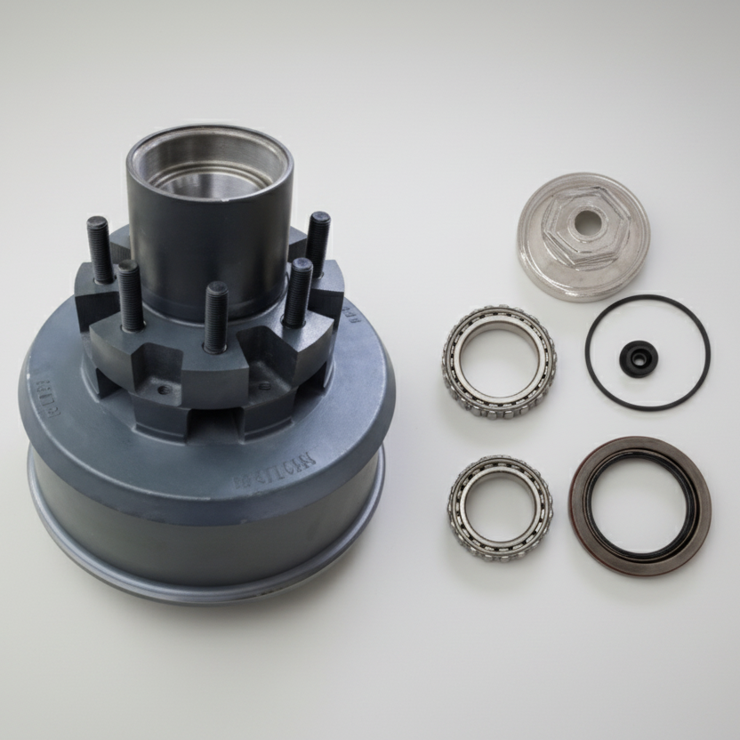 10K Heavy Duty Hub Drum – 395S / 387A Bearings – Oil Bath Kit (99-86510-HD-KIT)