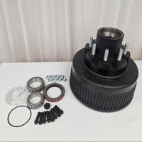 12K/15K Hub w Cups, Studs & Lug Nuts 8x6.5 5/8-18 Replaces Dexter 8-214 (99-86512-H-KIT-LN)