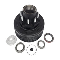 12K Trailer Hub Drum 8x6.5 5/8"-18 Heavy Duty Replace Dexter 9-28 Drum 8-214 Hub (99-86512-KIT)