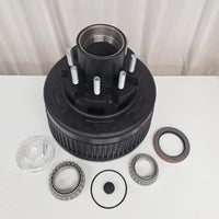 12K Trailer Hub Drum 8x6.5 5/8"-18 Heavy Duty Replace Dexter 9-28 Drum 8-214 Hub (99-86512-KIT)