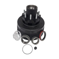 12K Trailer Hub Drum 8x6.5 5/8"-18 Heavy Duty Replace Dexter 9-28 Drum 8-214 Hub (99-86512-KIT)
