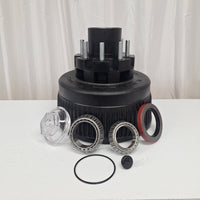 12K Trailer Hub Drum 8x6.5 5/8"-18 Heavy Duty Replace Dexter 9-28 Drum 8-214 Hub (99-86512-KIT)