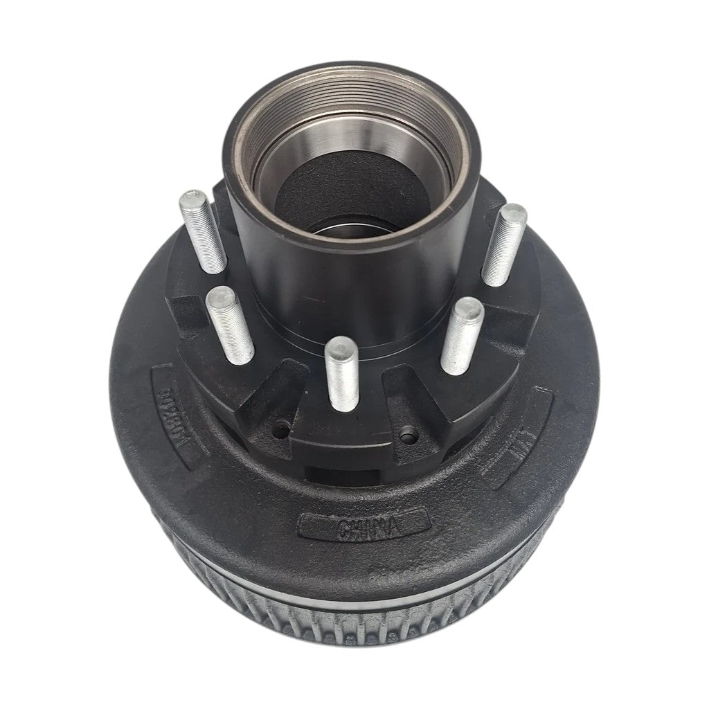12K Trailer Hub Drum 8x6.5 5/8"-18 Heavy Duty Replace Dexter 9-28 Drum 8-214 Hub (99-86512)