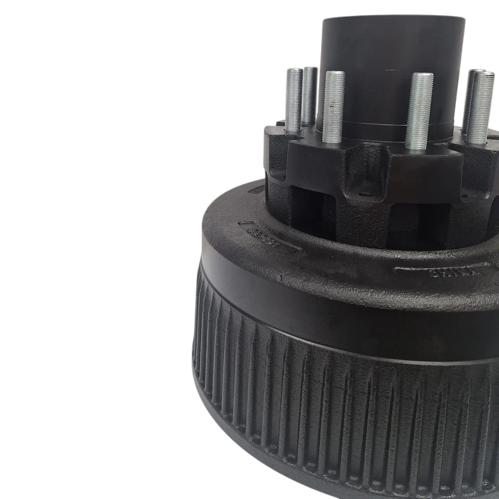 12K Trailer Hub Drum 8x6.5 5/8"-18 Heavy Duty Replace Dexter 9-28 Drum 8-214 Hub (99-86512)
