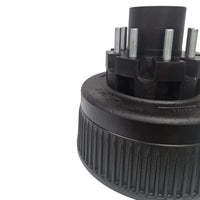 12K Trailer Hub Drum 8x6.5 5/8"-18 Heavy Duty Replace Dexter 9-28 Drum 8-214 Hub (99-86512)