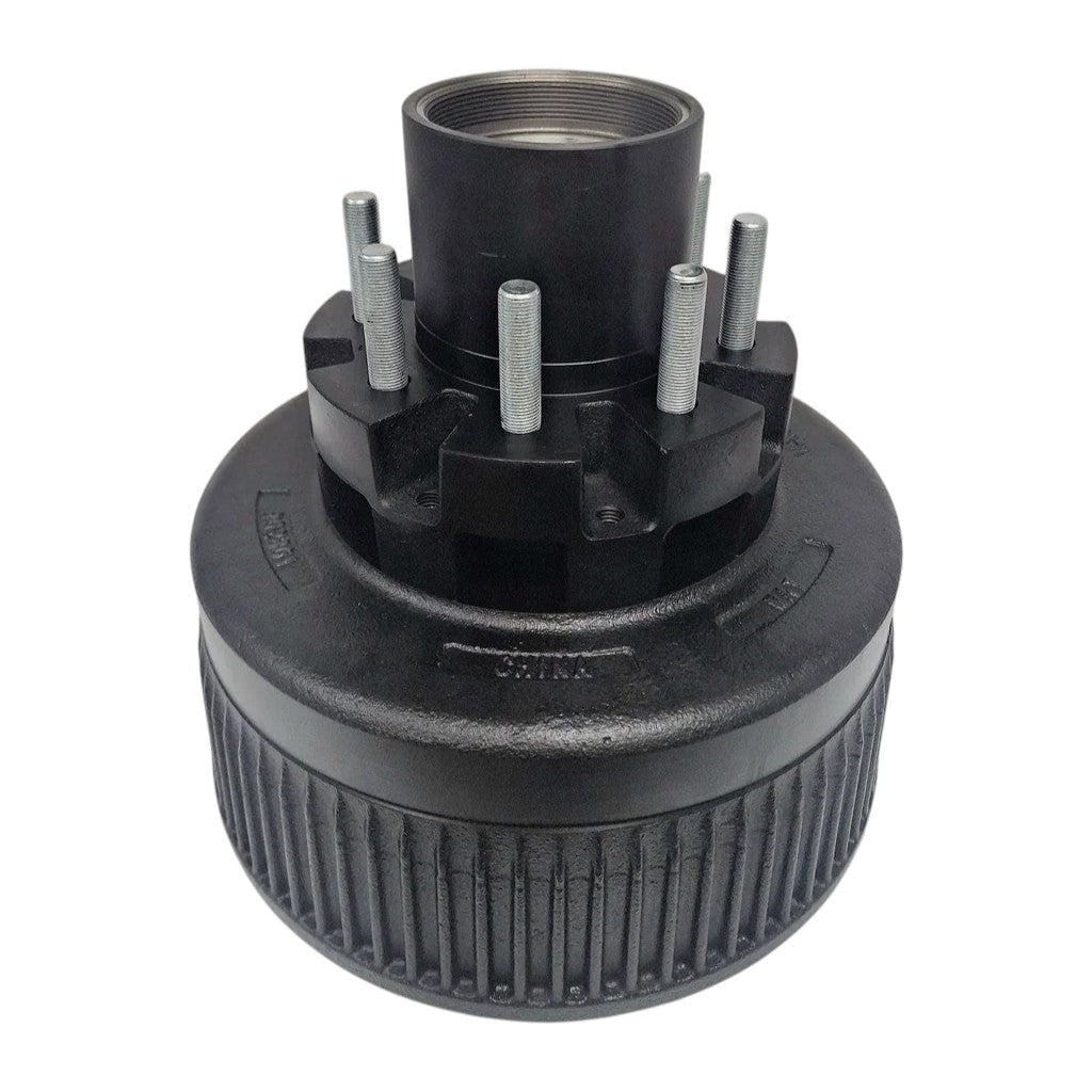 12K Trailer Hub Drum 8x6.5 5/8"-18 Heavy Duty Replace Dexter 9-28 Drum 8-214 Hub (99-86512)