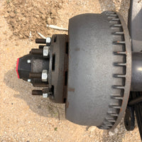 NEW Dexter 10,000 lb GD Front Trailer Axle - 73.5" HF - 46" SC - Underslung - Electric Brakes - 8 Lug