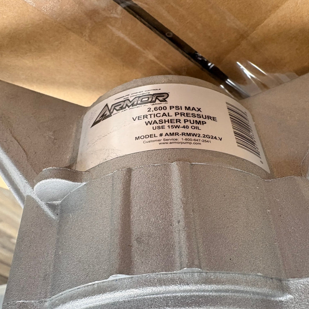 Armor Pump AMR-RMW2.2G24.V Vertical Pressure Washer Pump 2600 PSI Max (AMR-RMW2.2G4.V)