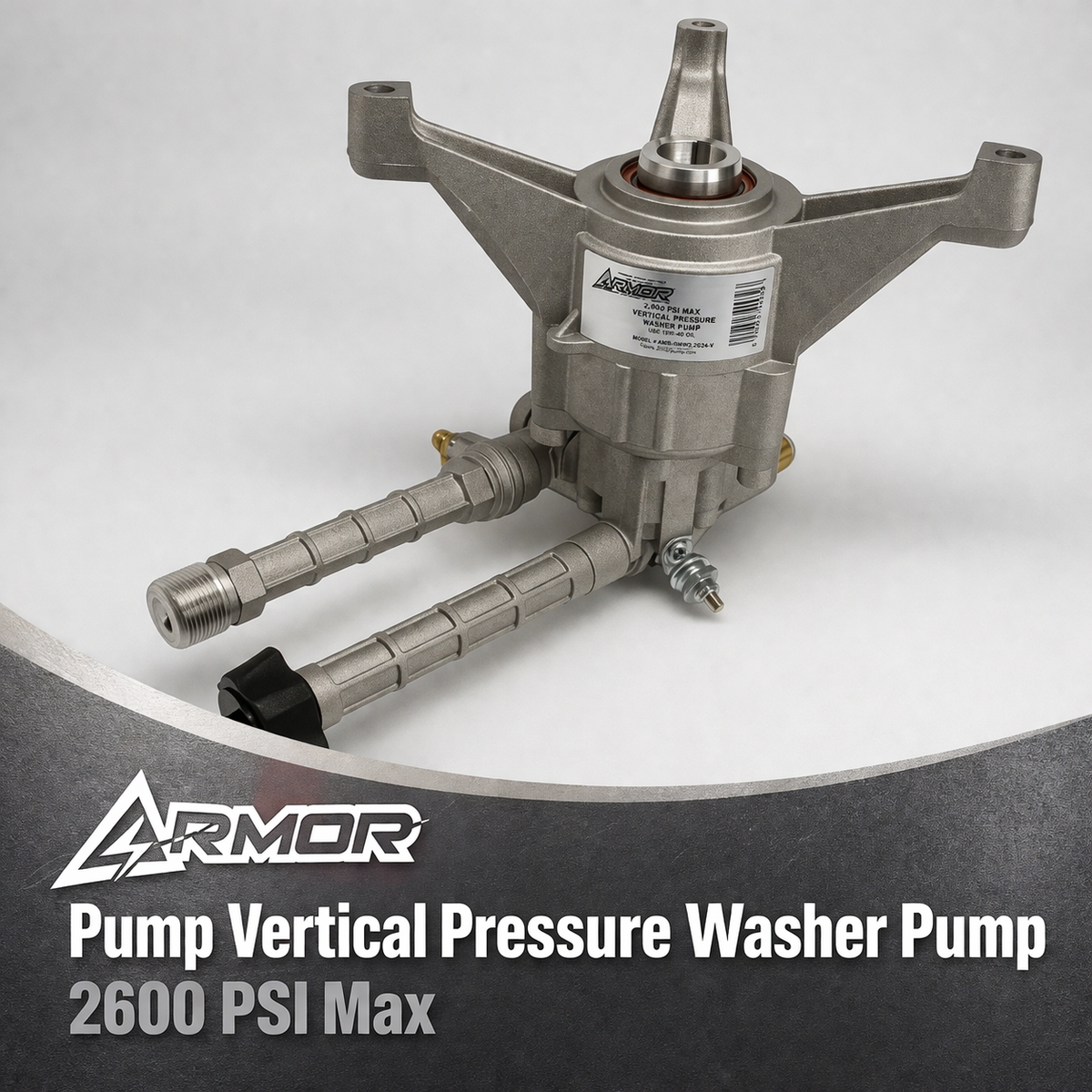 Armor Pump AMR-RMW2.2G24.V Vertical Pressure Washer Pump 2600 PSI Max (AMR-RMW2.2G4.V)
