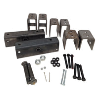Tandem Axle Slipper Spring Hanger Kit for 2" Springs – Fits 5.2K, 6K & 7K Trailer Axles (AP2T3L-11)