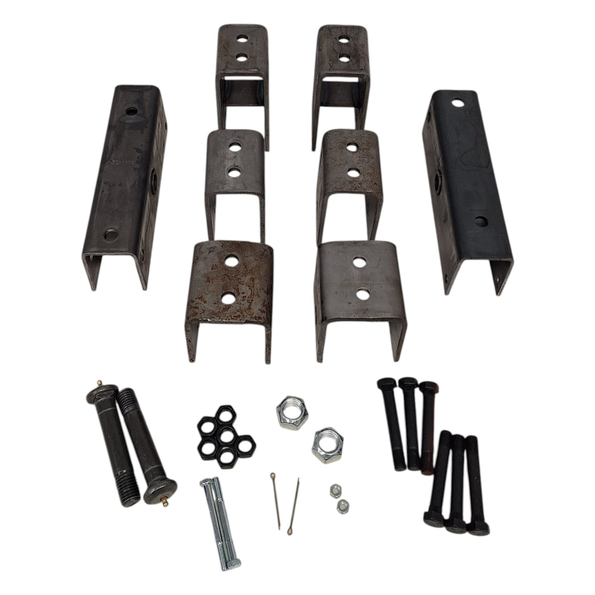 Tandem Axle Slipper Spring Hanger Kit for 2" Springs – Fits 5.2K, 6K & 7K Trailer Axles (AP2T3L-11)