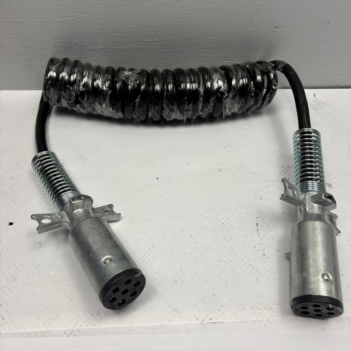12 ft Coiled Power Cord with 1/2 in. Leads – Non-ABS (EL27029)