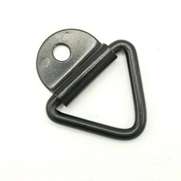 3/8" Bolt On D-Ring Tie Down Anchor 1-Hole 2400 lb Capacity Trailer Cargo Hook (B21)