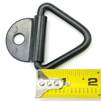 3/8" Bolt On D-Ring Tie Down Anchor 1-Hole 2400 lb Capacity Trailer Cargo Hook (B21)