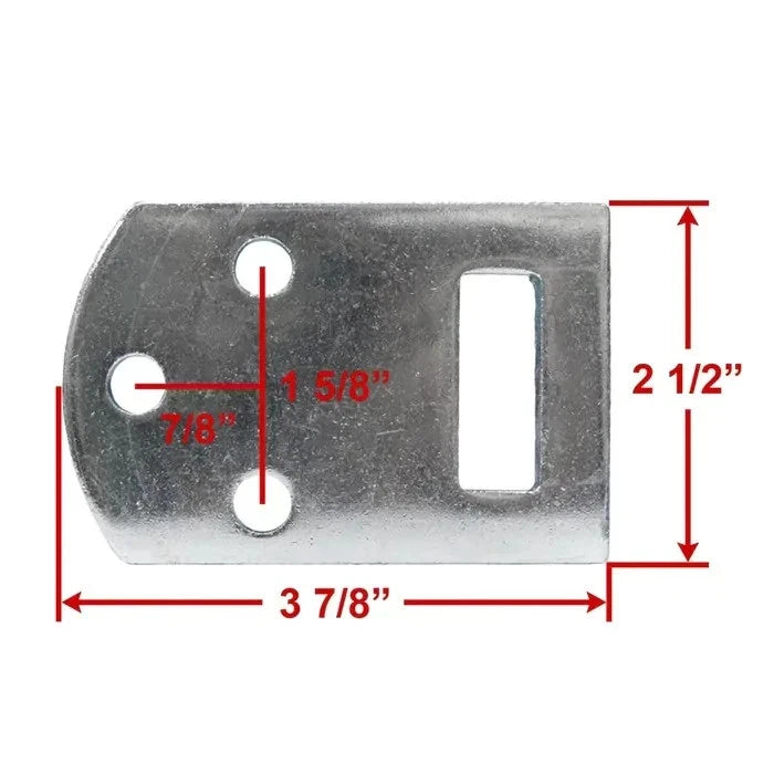 One - Buyers Products Zinc Corner Gate Latch Kit for Utility Trailer Gates (B2589BZ)