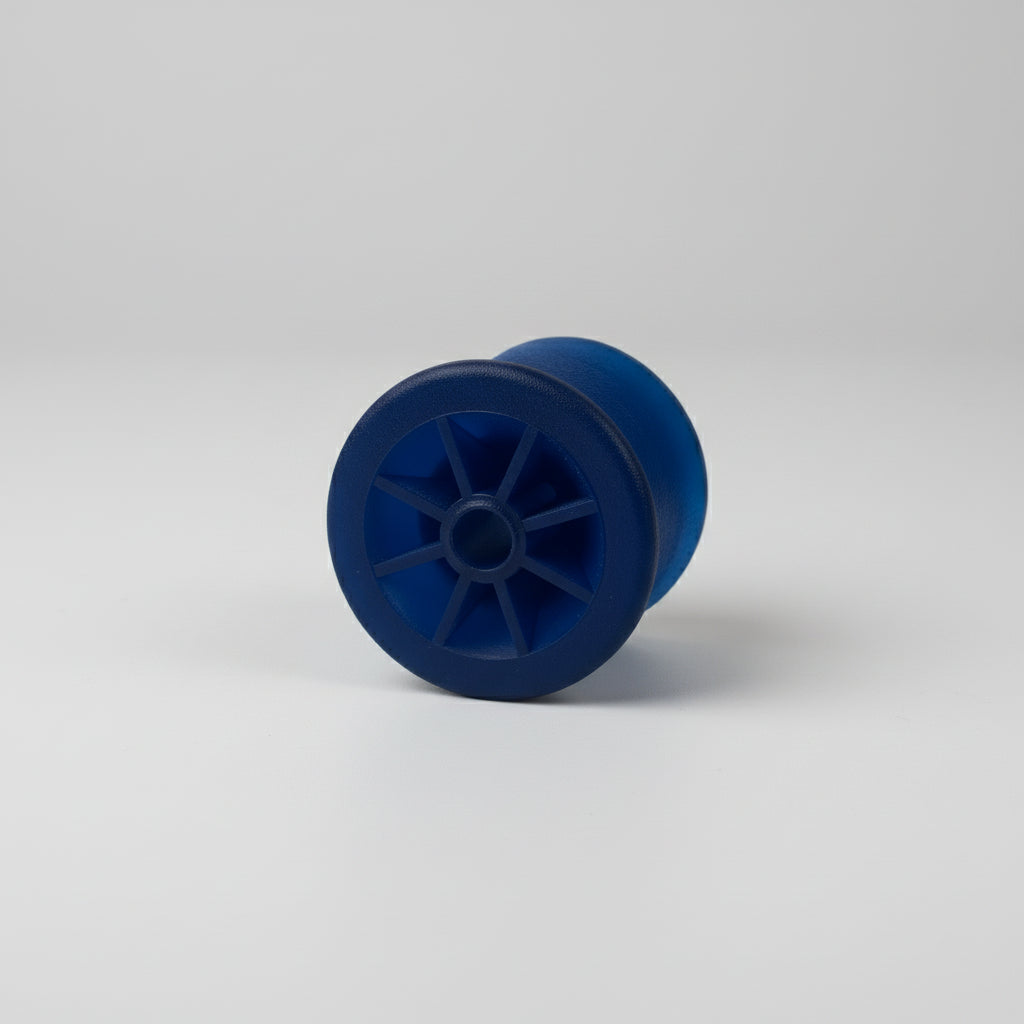 Bow Roller – 3" Blue Polyurethane for 3" Bracket – Replacement BR3B