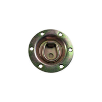 SIX - 3.5" Round Zinc Recessed Swivel D Ring Rope Tie Down Trailer 600# workload (B704-L6)
