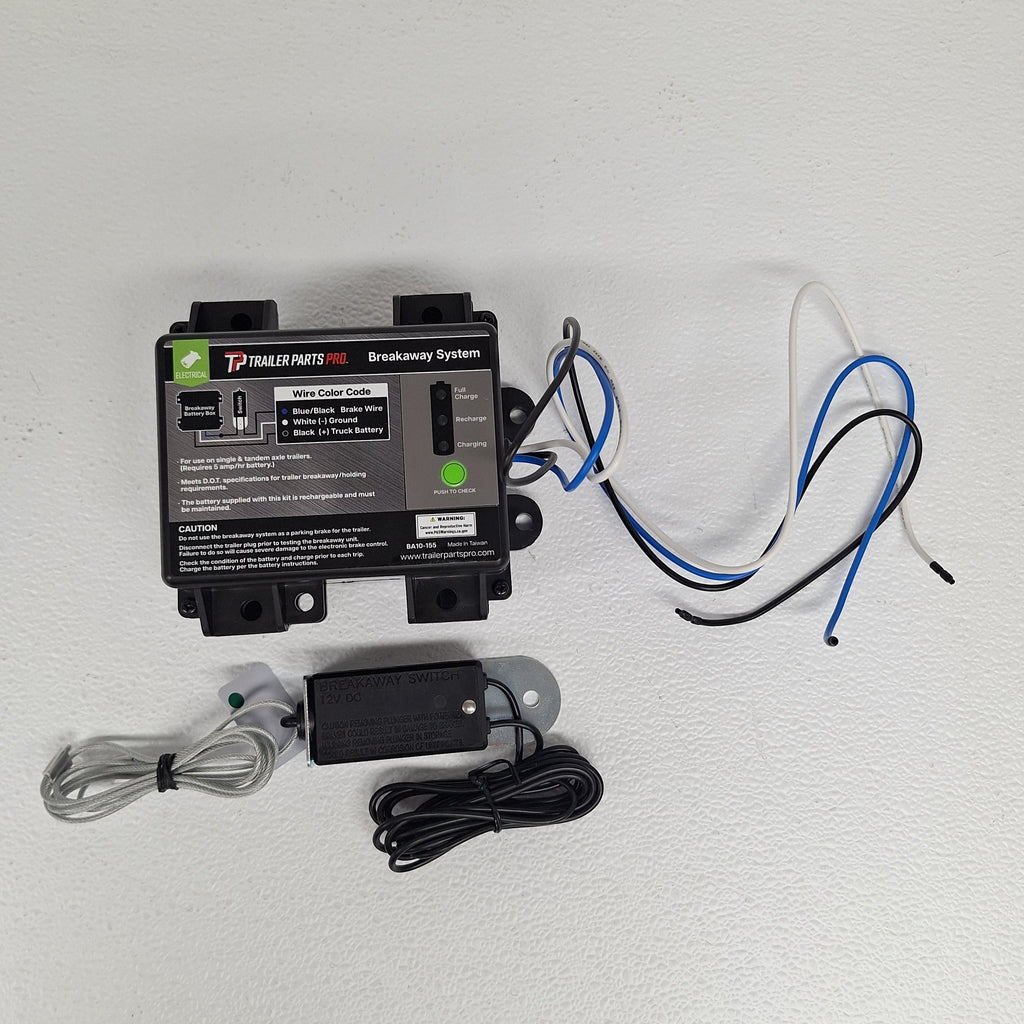 Engager Trailer Break Away W/ LED Brake Battery Switch Charger (BA10-150)