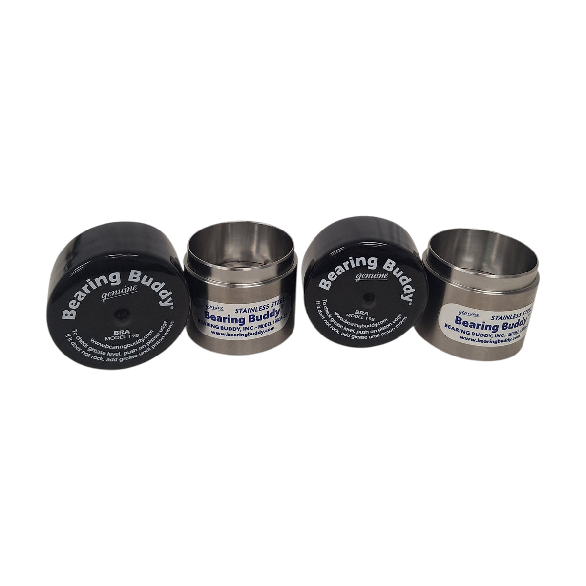 1.98" Stainless Steel Original Bearing Buddy Protector with Auto Check 3500# (BB1980A-SS)