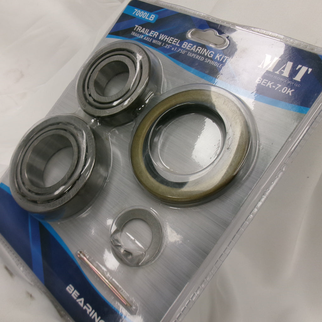 MAT Trailer Wheel Bearing Kit 7,000# Axle W/1.063" X 1.378" Tapered Spindle (BEK-7.0K)