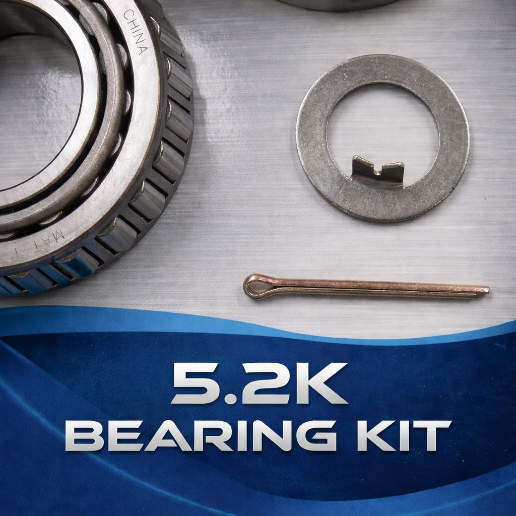 MAT Trailer Wheel Bearing Kit 5,200# Axle W/1.25" X 1.750" Tapered Spindle (BEK-5.2K)