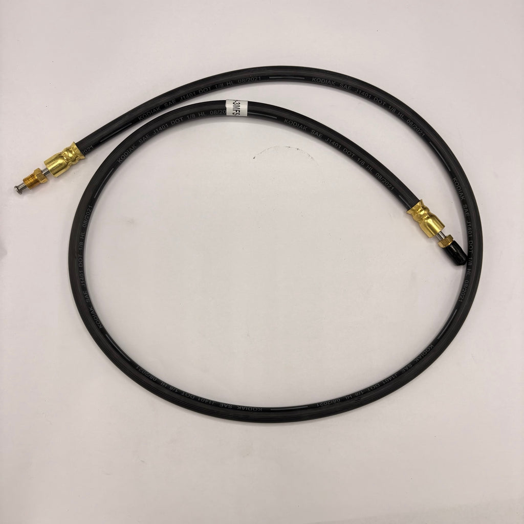 Kodiak Hydraulic Brake Hose 48" 1/8" ID 3/16" Male Inverted Flare (BH-3MFS-048)