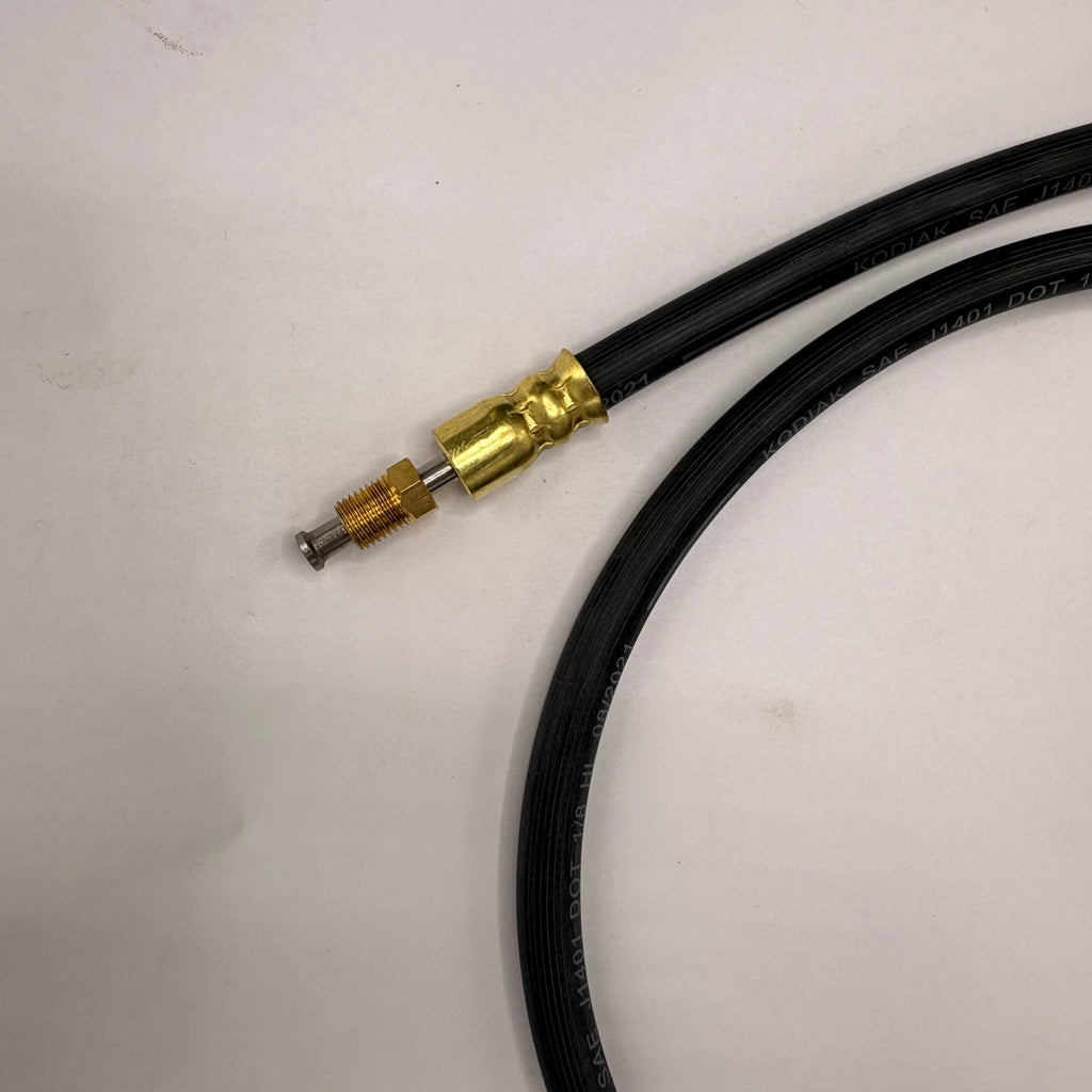 Kodiak Hydraulic Brake Hose 48" 1/8" ID 3/16" Male Inverted Flare (BH-3MFS-048)