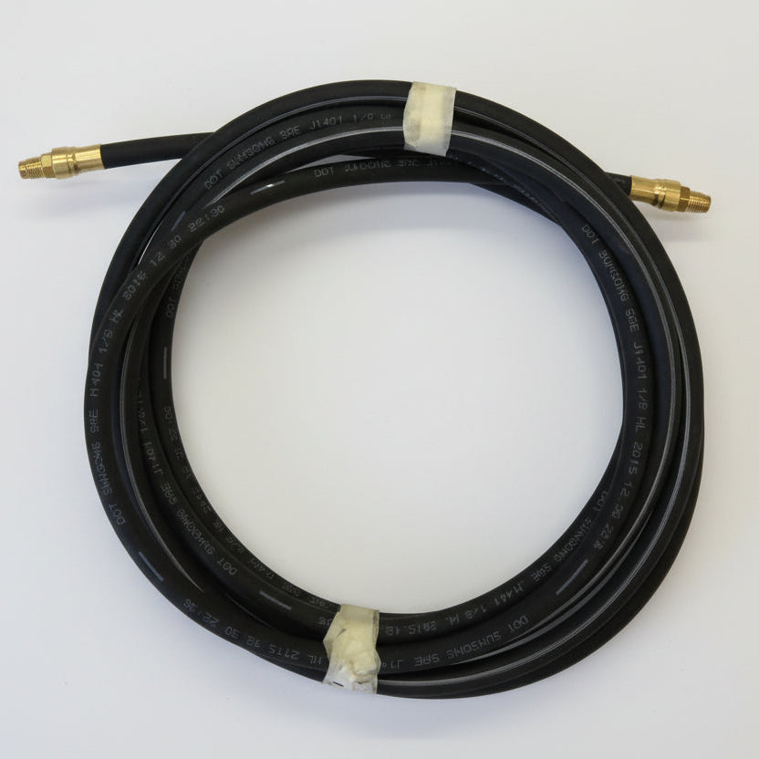 204" Hydraulic Brake Hose — 1/8" ID — 3/16" Male Inverted Flare — DOT Trailer Brake Line (BH-3MFS-204)
