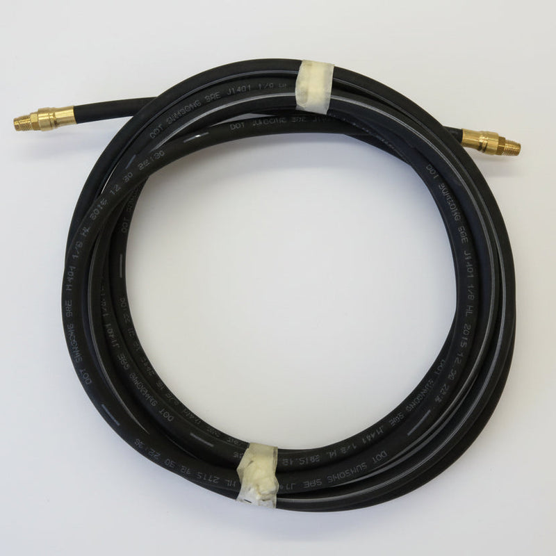 204" Hydraulic Brake Hose — 1/8" ID — 3/16" Male Inverted Flare — DOT Trailer Brake Line (BH-3MFS-204)