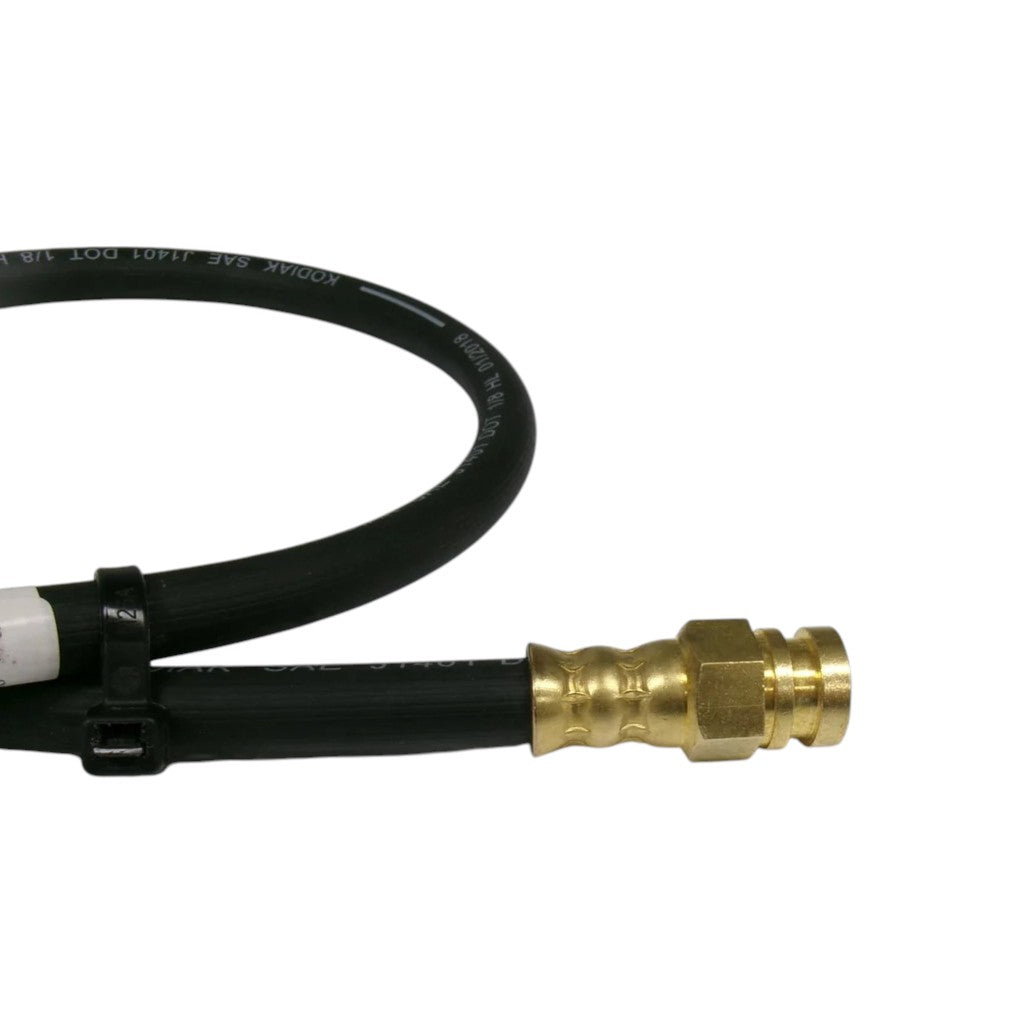 24" Hydraulic Trailer Brake Hose – 3/8"-24 Male to Female Swivel (BH-3MFSFF-024)
