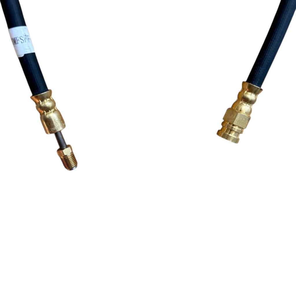 24" Hydraulic Trailer Brake Hose – 3/8"-24 Male to Female Swivel (BH-3MFSFF-024)
