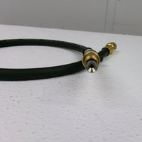 24" Hydraulic Brake Hose, 1/8" ID, 3/16" Male Inverted Flare, DOT Trailer Brake Line (BH-3MFSFF-024)
