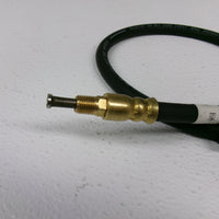 24" Hydraulic Brake Hose, 1/8" ID, 3/16" Male Inverted Flare, DOT Trailer Brake Line (BH-3MFSFF-024)