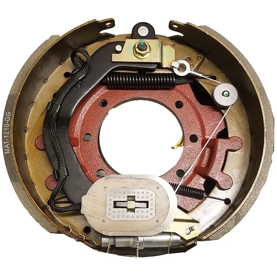 12-1/4" x 4" Electric Trailer Backing Plate – 10K HD – Left Hand – 7 Bolt (BK-10HDE-01)