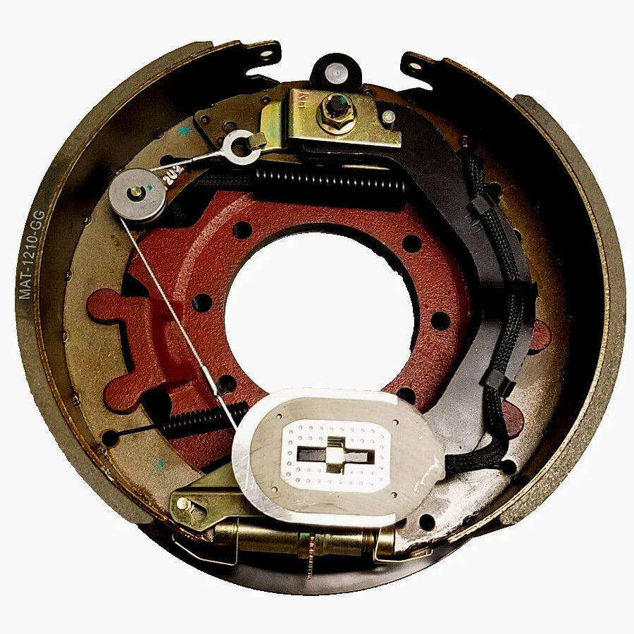 12-1/4" x 4" Electric Trailer Backing Plate – 10K HD – Right Hand – 7 Bolt (BK-10HDE-02)