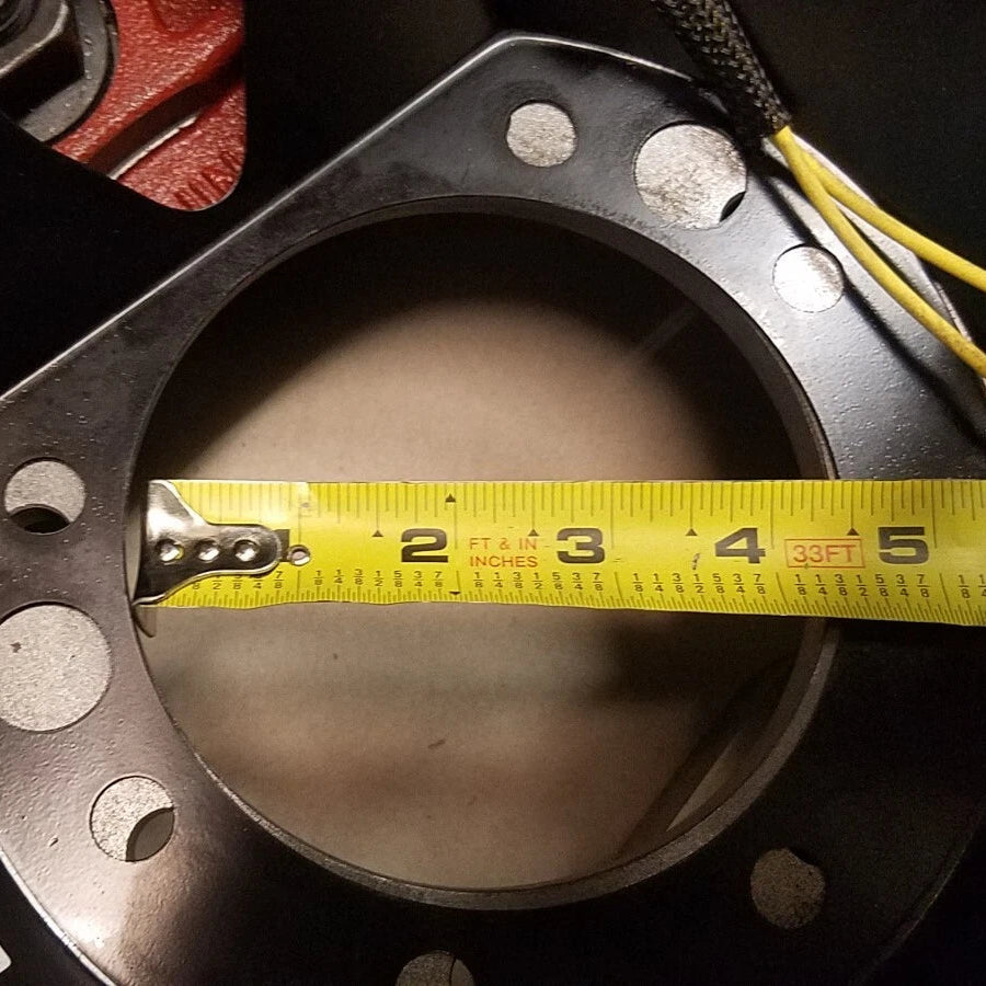 12-1/4" x 4" Electric Trailer Backing Plate – 10K HD – Right Hand – 7 Bolt (BK-10HDE-02)