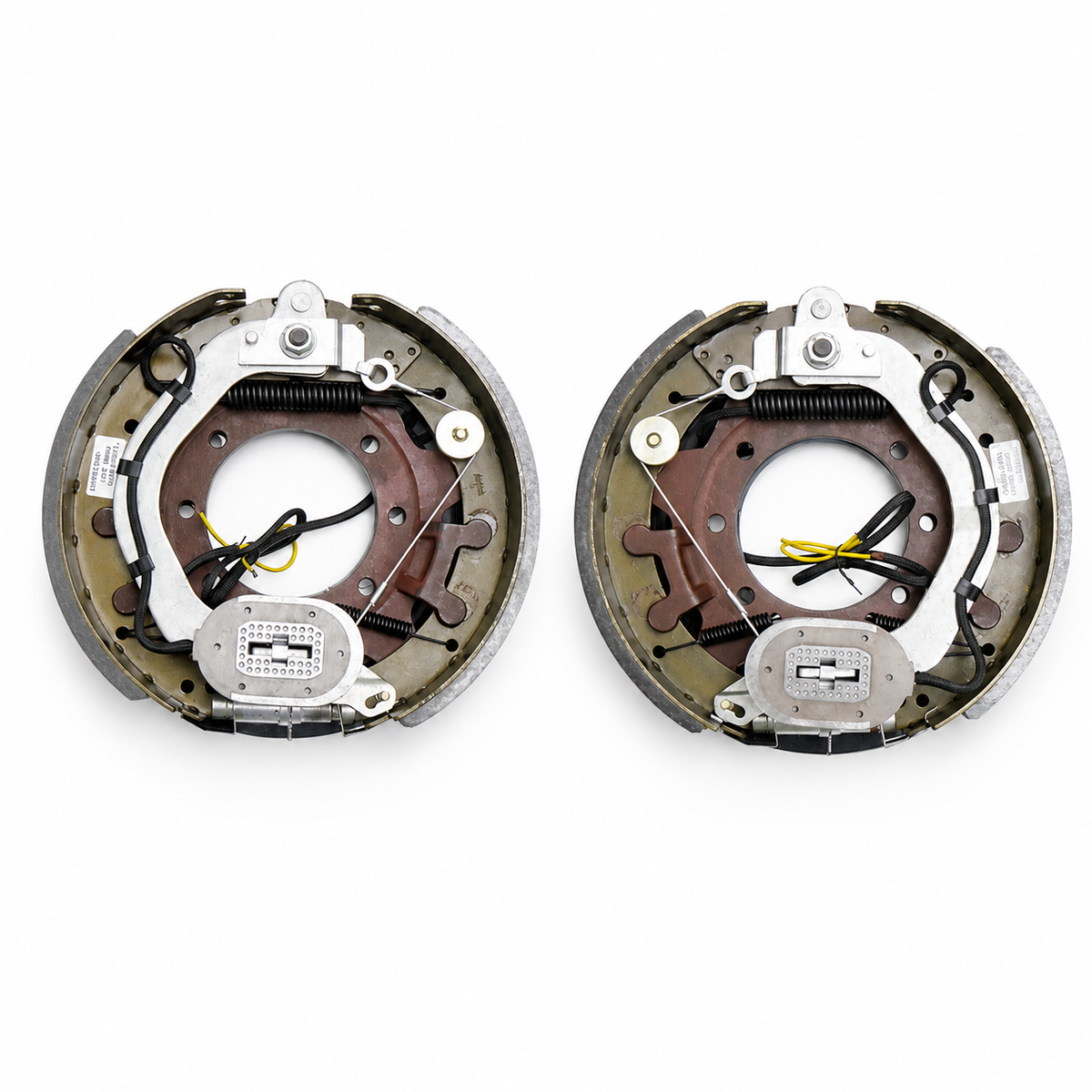 2x 12-1/4x3-3/8" LIPPERT AXLE 10K GD Electric Backing Plate 10000 Trailer Brake (BK-10KE-SET)