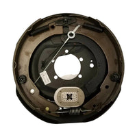 Two - Left and Right Pair - 12" Electric Brake Backing Plates — Nev-R-Adjust - 7K Axle (BK-12E-FSA-SET)